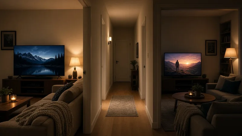 Multi-Room mit television receivers